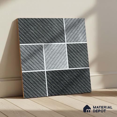 Stone Look Floor Tile TL 09426 | Matte Finish 20 x 20 inch Vitrified Tile - 12 mm | Suitable For Kitchen, Bathroom, Bedroom & Office | Pattern Alignment May Vary | 2-3 mm Spacer is Mandatory