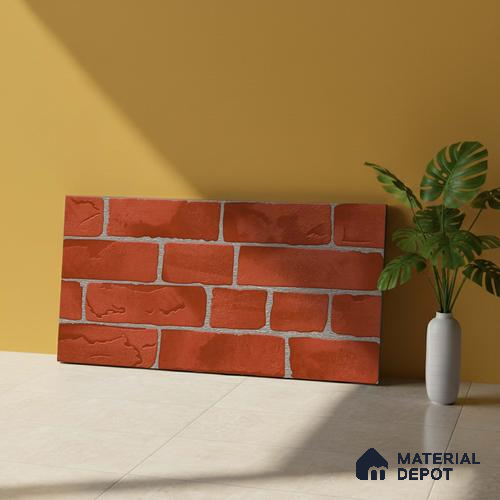 Stone Look Wall Tile TL 09427 | Matte Finish 2 ft x 1 ft Ceramic Tile - 9 mm | Suitable For Modern Facades, Outdoor Cladding, Feature Wall
