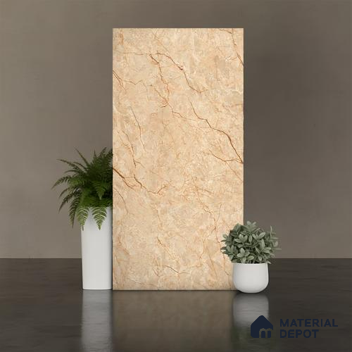 TL 10312 B Look Floor & Wall Tile Florite Camel 4 ft x 2 ft Matte Finish Vitrified Tile - 9 mm