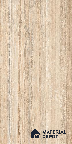 TL 10315 B Look Floor & Wall Tile Latina Travertino Brown 4 ft x 2 ft Matte Finish Vitrified Tile - 9 mm