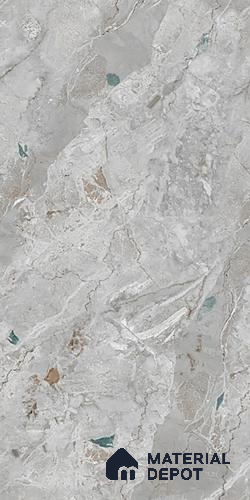 Marble Look Wall & Floor Tile TL 09017 | Matte Finish 4 ft x 2 ft Vitrified Tile - 9 mm | Suitable For Kitchen, Bathroom, Bedroom & Office