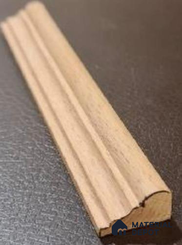 DIY Unfinished MDF (HDWR) Designer Paintable Wainscot French Wall Moulding Greenova WP 00027 | 8 ft x 22 mm x 12 mm | Nail & Adhesive Installation