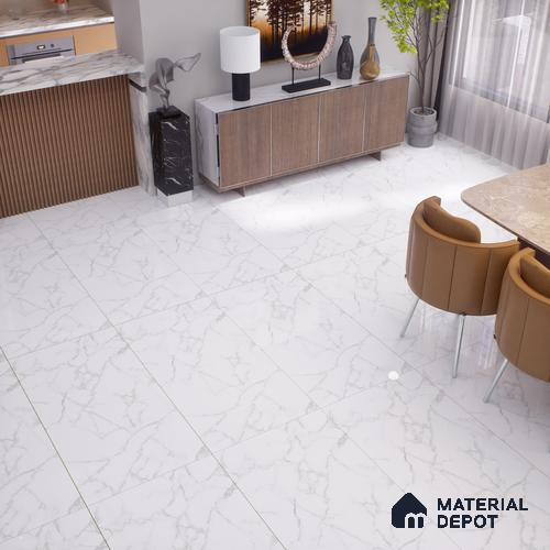 Marble Floor & Wall Tile | TL 00922 Saturio Saturn 4 ft x 2 ft Vitrified Tile - 9 mm | Suitable For Living Room, Bedroom, Dining Area