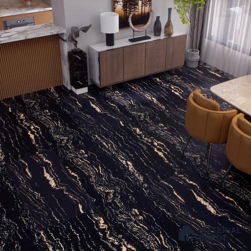 Marble Floor & Wall Tile | TL 00920 Stromboli 4 ft x 2 ft Vitrified Tile - 9 mm | Suitable For Living Room, Bedroom, Dining Area