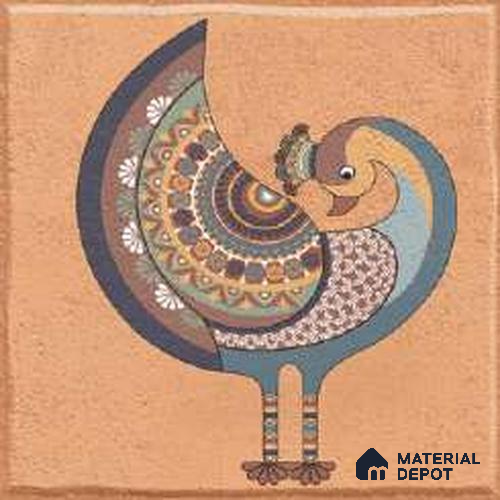 TL 02404 A Mini Royal Jaisalmer HL 300 x 300 mm Matte Finish Vitrified Parking Floor Tile - 12 mm (Random 6) | Please Expect a Slight Variation of Pattern