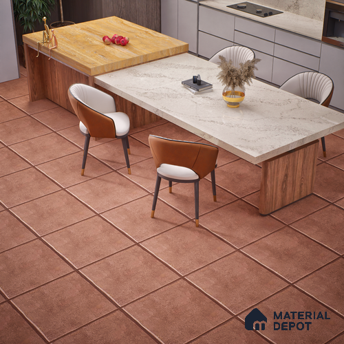 TL 02405 A Mini Royal Vilage Plain 300 x 300 mm Matte Finish Vitrified Parking Floor Tile - 12 mm (Random 12)