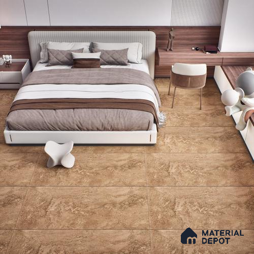 TL 02849 Mistic Bruno 4 ft x 2 ft Carving Matte Finish Vitrified Tile - 9 mm (Random 3)