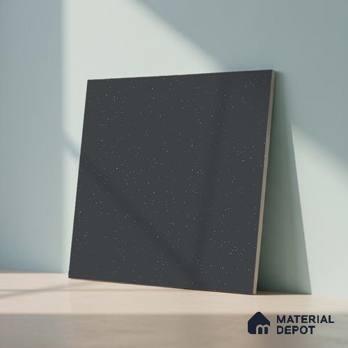TL 01116 Coal Matte Finish 600 x 600 mm Plain Full Body Vitrified Wall & Floor Tile - 9 mm