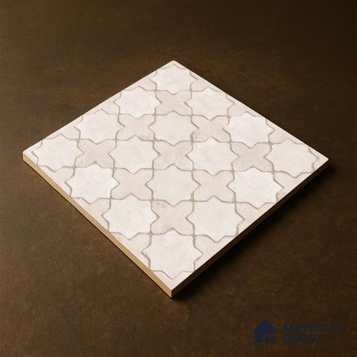 TL 02753 Gemstone Crema 400 x 400 mm Matte Finish Vitrified Parking Floor Tile - 12 mm | Image 03