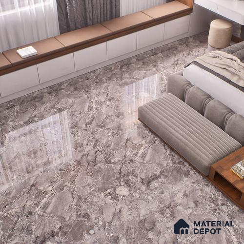 TL 00831 Fontana Choco 1200x600 mm Random Face Endless Glossy Finish Vitrified Wall & Floor Tile - 9 mm