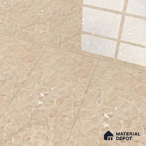 TL 02159 Midas Beige 1200x600 mm Random Face Endless Glossy Finish Vitrified Wall & Floor Tile - 9 mm