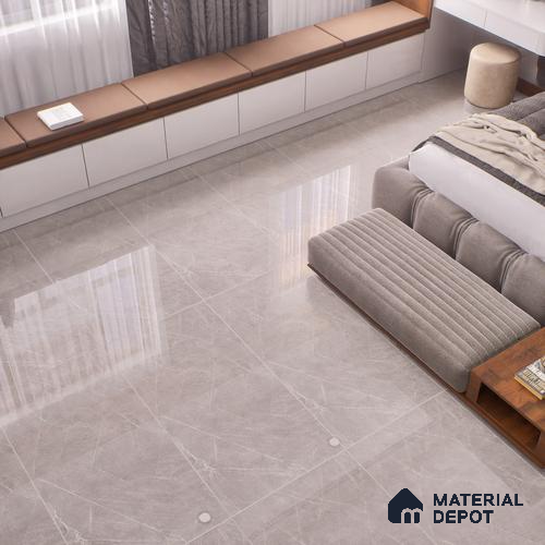 TL 00821 Nexo Grey 1200x600 mm Glossy Finish Vitrified Wall & Floor Tile - 9 mm