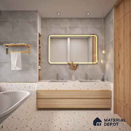 TL 00853 Rossato Silver 1200x600 mm Random Face Matte Finish Vitrified Wall & Floor Tile - 9 mm | Image 08