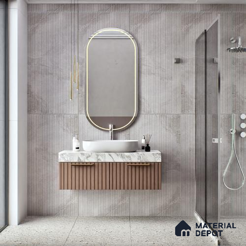TL 00789 Rossato Silver Decor 1200x600 mm Random Face Punch Matte Finish Vitrified Wall & Floor Tile - 9 mm
