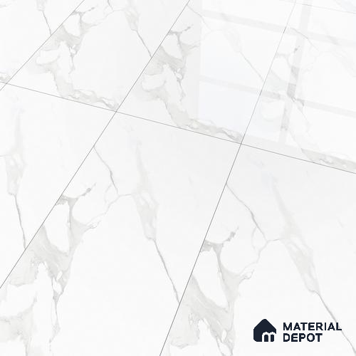 TL 00817 Statuario White 1200x600 mm Random Face Glossy Finish Vitrified Wall & Floor Tile - 9 mm