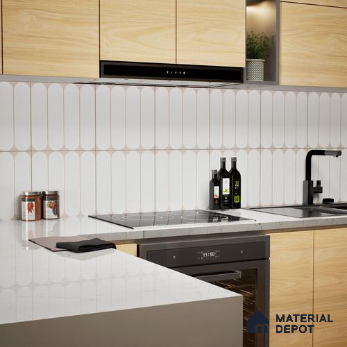 Moroccan Wall Tile TL 05081 B Bauhaus Beige Frost 1 ft x 1 ft Ceramic Matte Finish - 9 mm | Suitable for Bathroom, KitchenÂ &Â Balcony | Image 6