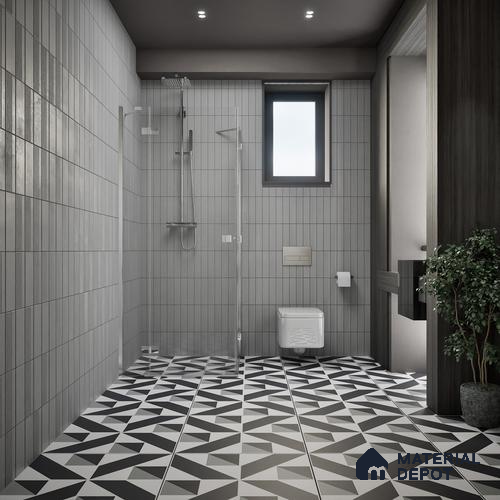 Moroccan Look Floor & Wall Tile TL 06019 Desert Sparkle 2 ft x 2 ft Rustic Carving Matte Finish Vitrified Tile - 9 mm |  Suitable For Living Room, Bedroom, Bathroom, Kitchen & Dining | Please Expect a Slight Variation of Pattern