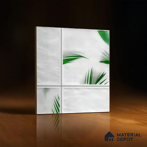 Moroccan Wall Tile TL 06341 Filigra 12 inch x 12 inch Ceramic Matte Finish - 9.5 mm | Suitable for Accent / Feature Walls, Bathroom, Kitchen Backsplashes, Dining Area | Please Expect a Slight Variation of Pattern