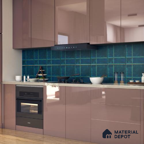 Moroccan Wall Tile TL 06342 Webora 12 inch x 12 inch Ceramic Matte Finish - 9.5 mm | Suitable for Accent / Feature Walls, Bathroom, Kitchen Wall & Backsplashes | Please Expect a Slight Variation of Pattern