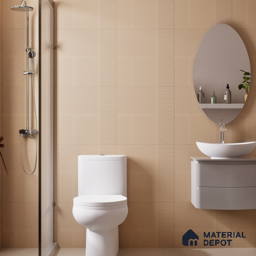 TL 04232 Sandal Punch Matte Finish 600x600 mm Full Body Vitrified Wall & Floor Tile - 9 mm (Random 4)