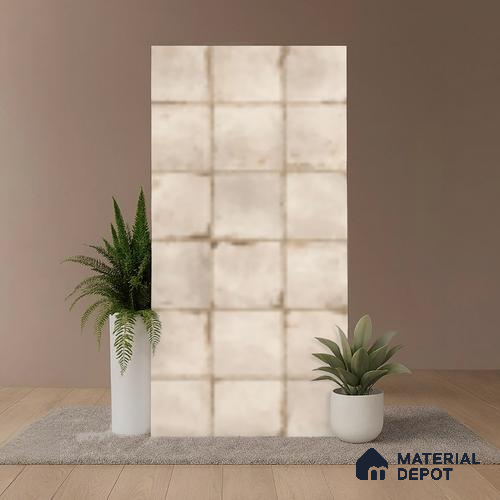 Highlighter Wall Tile TL 06618 D Compass Sand | 4 ft x 2 ft Vitrified Matte Finish - 9 mm | Suitable for Living Room, Bedroom, Terrace, Balcony, Dining