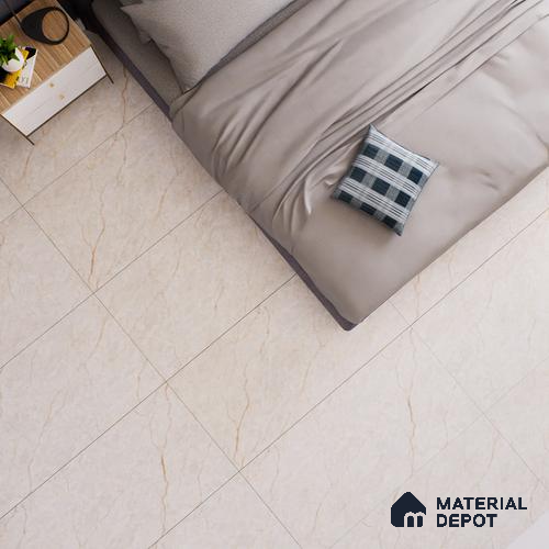Marble Floor & Wall Tile TL 05622 B Ivory Mantana 4 ft x 2 ft Matte Finish Vitrified Tile - 9 mm