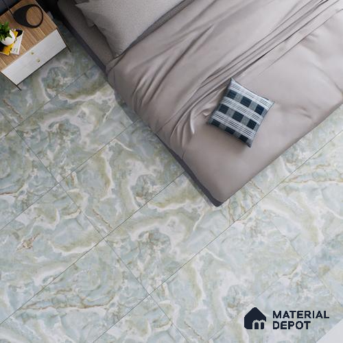 Marble Floor & Wall Tile TL 05571 Natural Strom 4 ft x 2 ft Glossy Finish Vitrified Tile - 9 mm (Random 5)