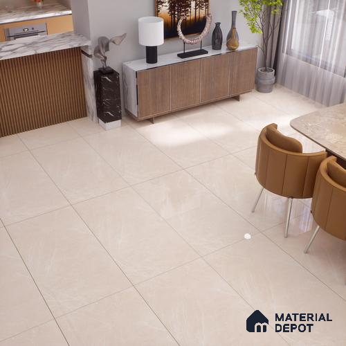 TL 01002 Nexo Beige 1200x600 mm Glossy Finish Vitrified Wall & Floor Tile - 9 mm