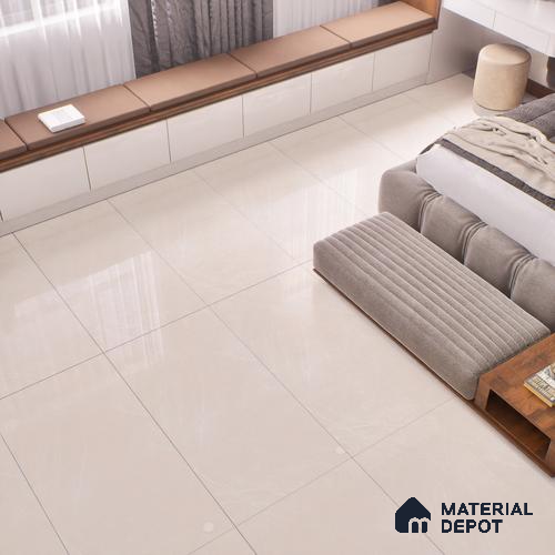 TL 01002 Nexo Beige 1200x600 mm Glossy Finish Vitrified Wall & Floor Tile - 9 mm