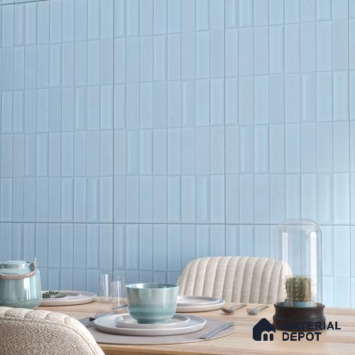 TL 00699 B Oceanic Surfer Series Navy Blue Matte Finish 4 ft x 2 ft Full Body Vitrified Tile - 9 mm