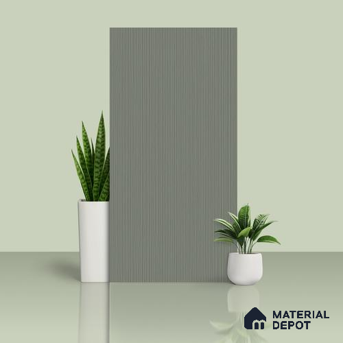 TL 00681 B Olive Green Decor 4 ft x 2 ft Matte Finish Full Body Wall Tile - 9 mm