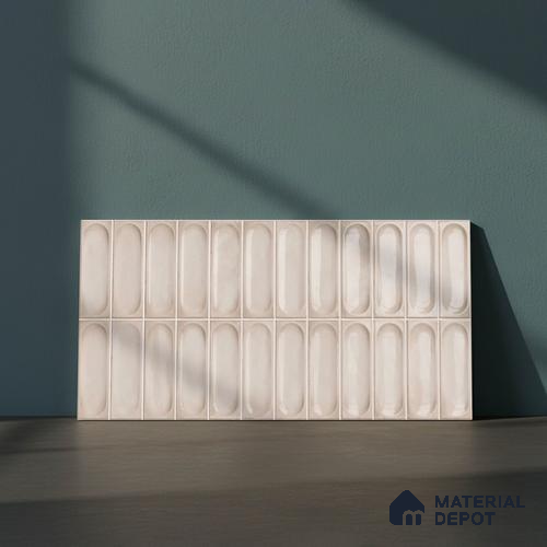 Highlighter Wall Tile TL 06540 X Lorient Gris 2 ft x 1 ft Ceramic Glossy Finish - 8 mm | Suitable for Living Room, Kitchen & Bathroom