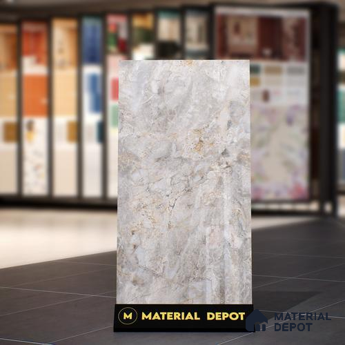 Marble Wall & Floor Tile | TL 01006 Orienta Blue | 4 ft x 2 ft Glossy Finish Vitrified Tile - 9 mm | Suitable For Living Room, Bedroom, Bathroom