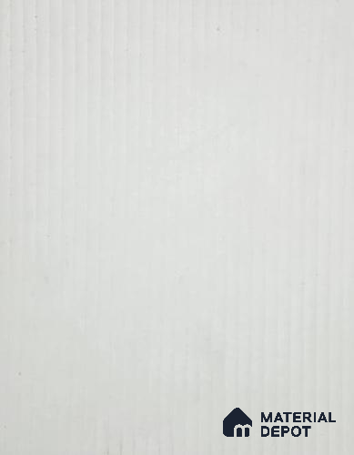 Fluted White Fluted Solid Color LM 22607 8 ft x 4 ft Texture Finish Decorative Laminate - 1 mm | Suitable for TV Unit,Wardrobe, Kitchen Cabinets