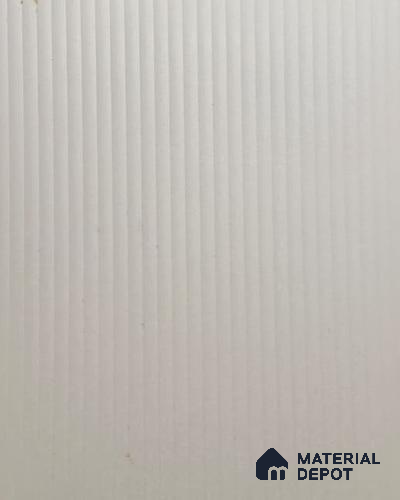 Light Beige Fluted Solid Color LM 22605 8 ft x 4 ft Texture Finish Decorative Laminate - 1 mm | Suitable for TV Unit,Wardrobe, Kitchen Cabinets