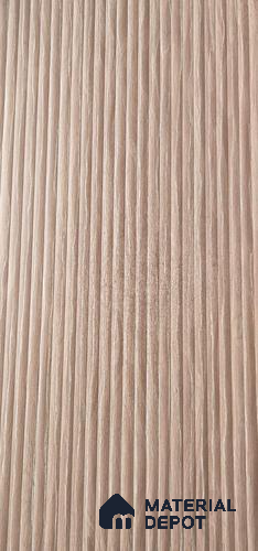 Wooden Fluted LM 22580 8 ft x 4 ft Texture Finish Decorative Laminate - 1 mm | Suitable for TV Unit,Wardrobe, Kitchen Cabinets