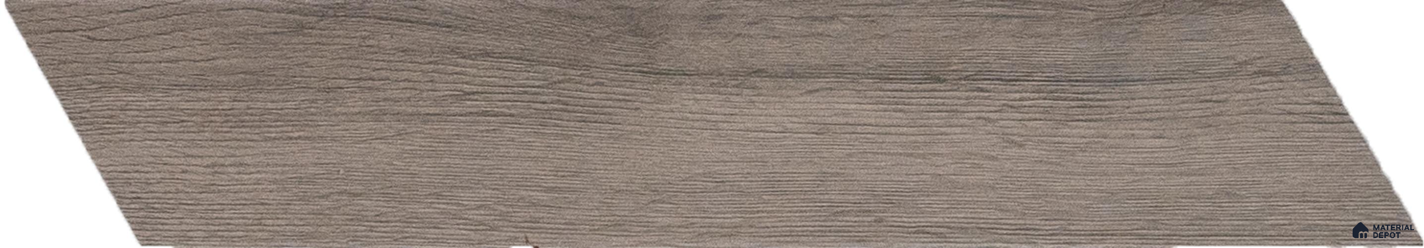 Subway Wall & Floor Tile TL 05233 Q Edge Craft Glitch Gris Chevron Edge 18 x 3 inch (450x80 mm) Vitrified Matte Finish - 8 mm | Random Design | Suitable for Accent / Feature Walls, Bathroom, Kitchen Wall & Backsplashes