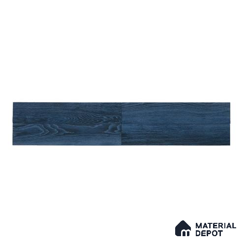 Subway Wooden Wall & Floor Tile TL 05234 Vintage Vix Rango Cobalt 20 x 4 inch Vitrified Matte Finish - 8 mm | 25 Random Faces | Suitable for Accent / Feature Walls, Bathroom, Kitchen Wall & Backsplashes
