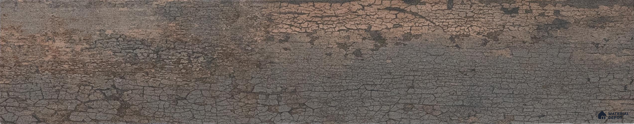 Subway Wooden Wall & Floor Tile TL 05233 M Edge Craft Thunder Terra Square Edge 20 x 4 inch Vitrified Matte Finish - 8 mm | 48 Random Faces | Suitable for Accent / Feature Walls, Bathroom, Kitchen Wall & Backsplashes