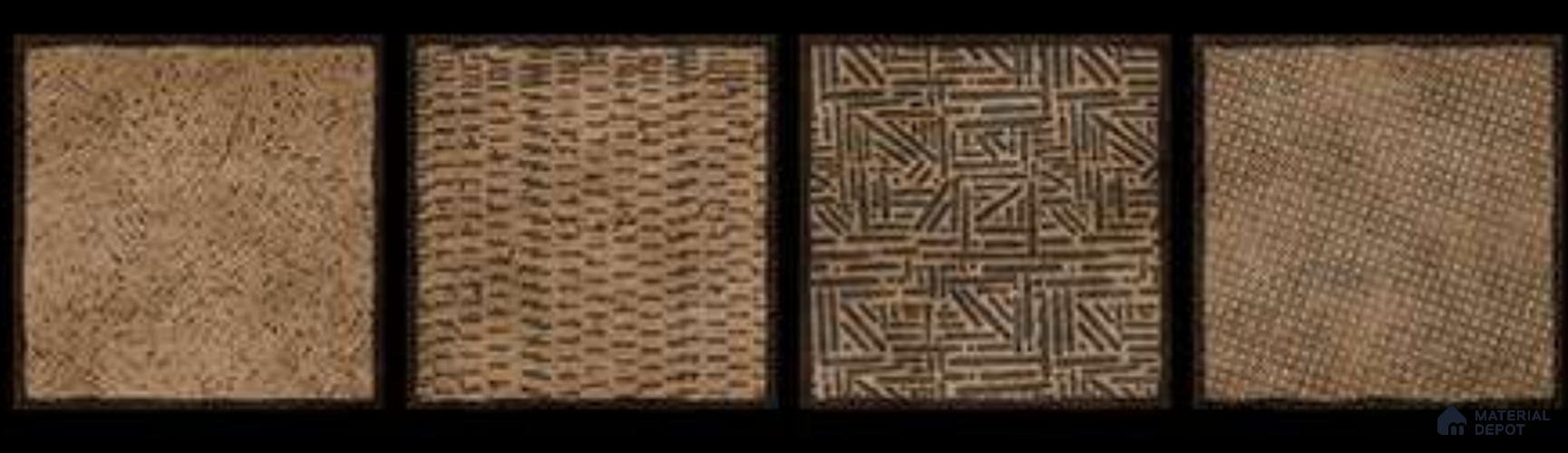 Subway Moroccan Wall & Floor Tile TL 05252 E Marrueco Burnished Brown Decor 8 x 8 inch Vitrified Matte Finish - 8 mm | Random Design | Suitable for Accent / Feature Walls, Bathroom, Kitchen Wall & Backsplashes | Please Expect a Slight Variation of Pattern