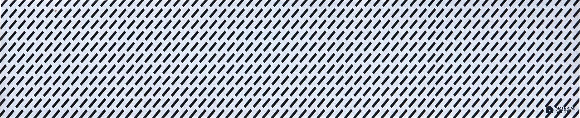 Patterned Wall & Floor Tile TL 05276 Chequered Chinorie 20 x 4 inch Vitrified Matte Finish - 8 mm | 8 Random Faces | Suitable for Accent / Feature Walls, Bathroom, Kitchen Wall & Backsplashes