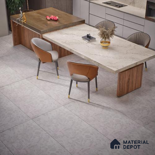 TL 04458 Paris Stone Grey 1200 x 600 mm Digital Punch Matte Finish Vitrified Tile - 9 mm