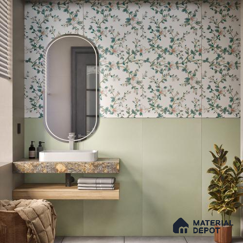 TL 00705 Parrot Green Matte Finish 4 ft x 2 ft Full Body Vitrified Tile - 9 mm