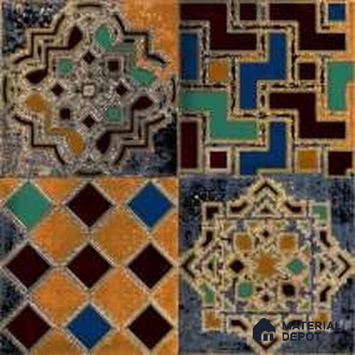 TL 01452 A Piazza Bosco Decor 300 x 300 mm Ceramic Glazed Matte Finish Tile - 9 mm | Please Expect a Slight Variation of Pattern