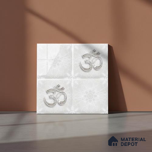3D Wall Tile TL 01460 B Piazza Omkara HL 300 x 300 mm Ceramic Glazed Glossy Finish Tile - 9 mm