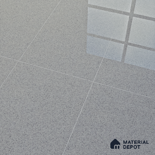 Terrazzo Floor & Wall Tile TL 06138 C S&P Grigio 4 ft x 2 ft Vitrified Glossy Finish - 9 mm | Ideal For Living Room, Bedroom, Bathroom, Kitchen