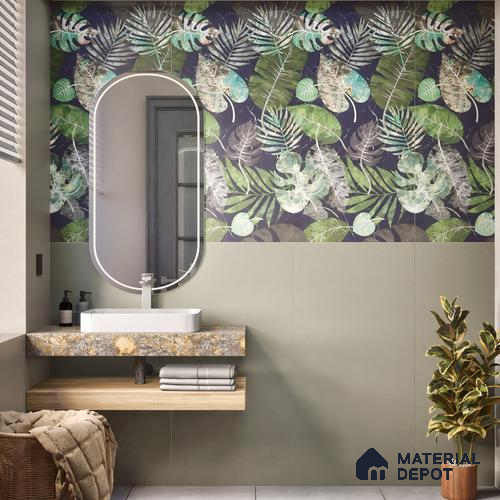 Plain Floor & Wall Tile TL 06139 Kota Matt Plain 4 ft x 2 ft Vitrified Matte Finish - 9 mm | Ideal For Living Room, Bedroom, Bathroom, Kitchen