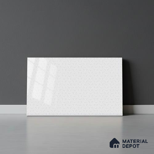 TL 01766 C KT 2 Cutlery White 18 x 12 inch Glossy Finish Ceramic Wall Tile - 7 mm