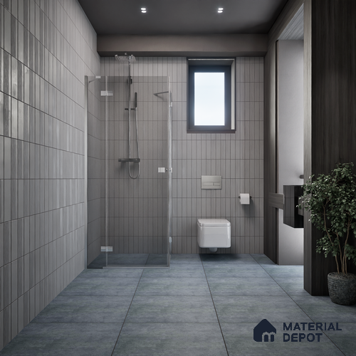 Rustic Wall & Floor Tile TL 05351 E Neutra Impex Fog 2 ft x 2 ft Vitrified Plain Matte Finish - 9 mm | Suitable for Bedroom, Balcony, Foyer, Dining