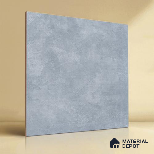 Cement Wall & Floor Tile TL 05351 Neutra Impex White 2 ft x 2 ft Vitrified Plain Matte Finish - 9 mm | Suitable for Bedroom, Balcony, Foyer, Dining